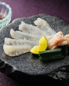 Seasonal ingredients nurtured by the rich seas and fertile lands of the Seto Inland Sea.