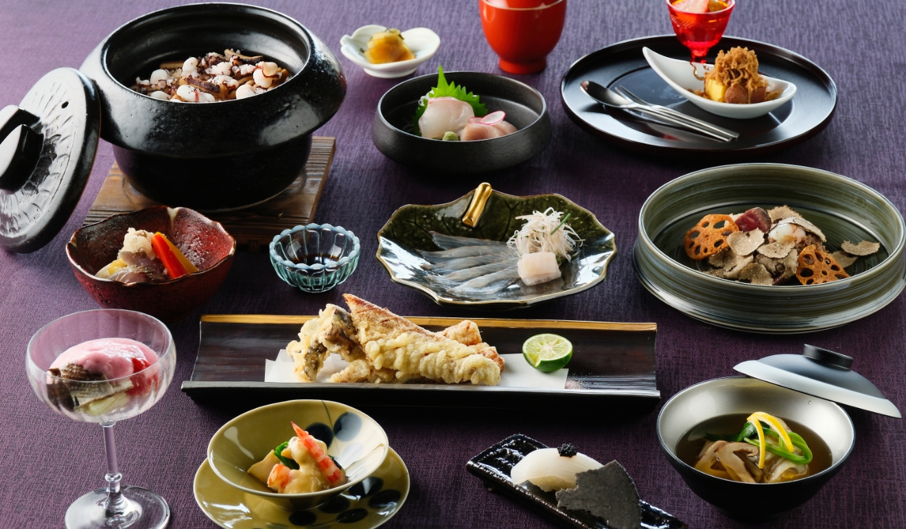 Seasonal ingredients nurtured by the rich seas and fertile lands of the Seto Inland Sea.