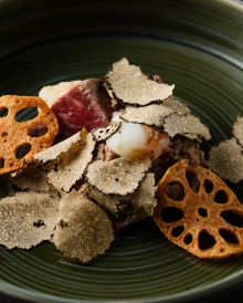 Seasonal ingredients nurtured by the rich seas and fertile lands of the Seto Inland Sea.