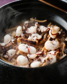 Seasonal ingredients nurtured by the rich seas and fertile lands of the Seto Inland Sea.